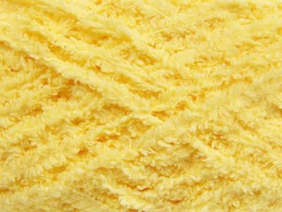 4x100gr. PUFFY Mikro Fiber Sarı Yumoş, Sakallı, Kışlık, Bebe, Kalın