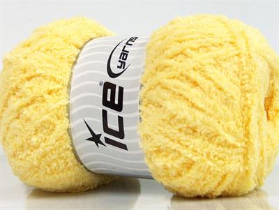 4x100gr. PUFFY Mikro Fiber Sarı Yumoş, Sakallı, Kışlık, Bebe, Kalın