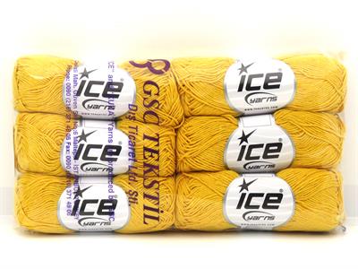 6x50gr. PUNCH Pamuk Altın Yazlık İplikler, Pamuk