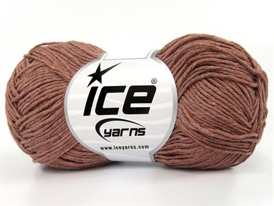 6x50gr. PUNCH Pamuk Açık Gül Kurusu Kahve Yazlık İplikler, Pamuk