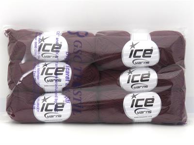 6x50gr. PUNCH Pamuk Maron Yazlık İplikler, Pamuk