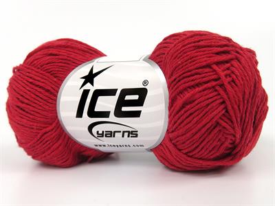 6x50gr. PUNCH Pamuk Kırmızı Yazlık İplikler, Pamuk