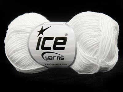 6x50gr. PUNCH Pamuk Beyaz Yazlık İplikler, Pamuk