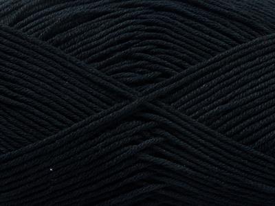 Lot of 8 Skeins Ice Yarns PURE COTTON FINE (100% Cotton) Yarn Black