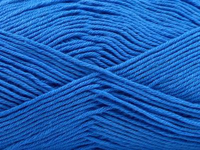 8x50gr. PURE COTTON FINE Pamuk Mavi Bebe, Yazlık İplikler, Pamuk, %100 Pamuk