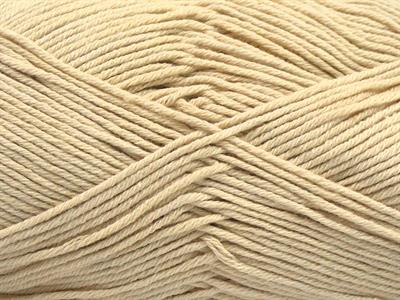 Lot of 8 Skeins Ice Yarns PURE COTTON FINE (100% Cotton) Yarn Cream