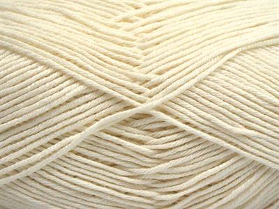 Lot of 8 Skeins Ice Yarns PURE COTTON FINE (100% Cotton) Yarn Ecru