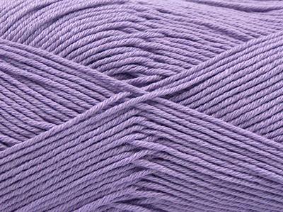 8x50gr. PURE COTTON FINE Pamuk Açık Lila Bebe, Yazlık İplikler, Pamuk, %100 Pamuk