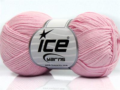 8x50gr. PURE COTTON FINE Pamuk Açık Pembe Bebe, Yazlık İplikler, Pamuk, %100 Pamuk