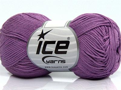 8x50gr. PURE COTTON FINE Pamuk Leylak Bebe, Yazlık İplikler, Pamuk, %100 Pamuk