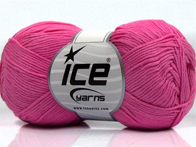 8x50gr. PURE COTTON FINE Pamuk Pembe Bebe, Yazlık İplikler, Pamuk, %100 Pamuk