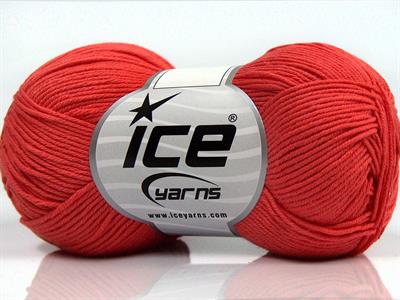 8x50gr. PURE COTTON FINE Pamuk Somon Bebe, Yazlık İplikler, Pamuk, %100 Pamuk