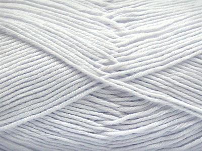 Lot of 8 Skeins Ice Yarns PURE COTTON FINE (100% Cotton) Yarn White