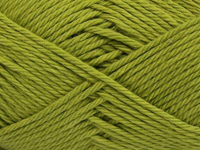 8x50gr. PURE COTTON Pamuk Açık Yeşil Bebe, Yazlık İplikler, Pamuk, Düz iplikler, %100 Pamuk, Worsted