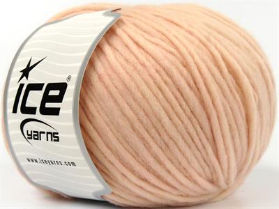 4x100gr. PURE WOOL BULKY Yün Açık Somon Kışlık, Yün, 100% Yün, Kalın, Keçe