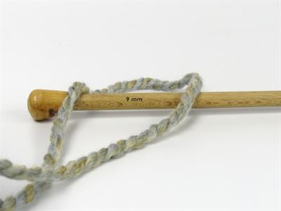 Lot of 2 x 200gr Skeins Ice Yarns PUZZLE WOOL CHUNKY (35% Wool) Yarn Grey Blue Camel Black