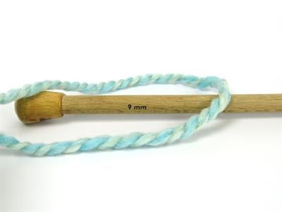 Lot of 2 x 200gr Skeins Ice Yarns PUZZLE WOOL CHUNKY (35% Wool) Yarn Fuchsia Turquoise Green Shades