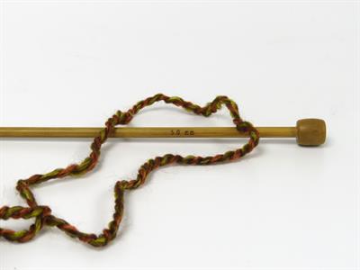 Lot of 2 x 200gr Skeins Ice Yarns PUZZLE WOOL WORSTED (35% Wool) Yarn Brown Shades Copper Green