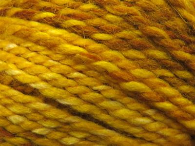Lot of 2 x 200gr Skeins Ice Yarns PUZZLE WOOL WORSTED (35% Wool) Yarn Gold Shades