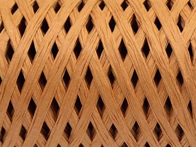 Lot of 2 x 100gr Skeins Ice Yarns RAFFIA (100% Viscose) Yarn Bronze Brown