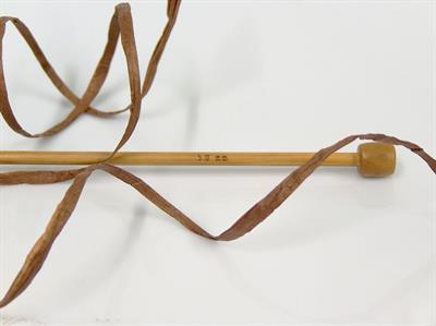 Lot of 2 x 100gr Skeins Ice Yarns RAFFIA (100% Viscose) Yarn Brown