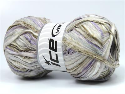 2x100gr. RAFFIA COLOR  Yeşil, Beyaz, Leylak, Deve Tüyü Şerit, Yazlık İplikler, Worsted