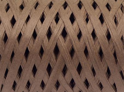 Lot of 2 x 100gr Skeins Ice Yarns RAFFIA (100% Viscose) Yarn Dark Brown