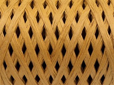 Lot of 2 x 100gr Skeins Ice Yarns RAFFIA (100% Viscose) Yarn Light Gold