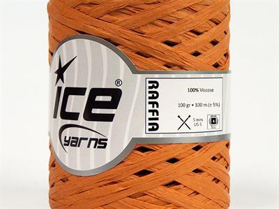 Lot of 2 x 100gr Skeins Ice Yarns RAFFIA (100% Viscose) Hand Knitting Yarn Gold