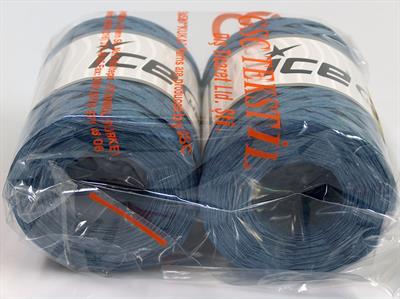 2x100gr. RAFFIA Viskon Kot Mavisi Şerit, Viskon, Yazlık İplikler, %100 Viskon, Worsted