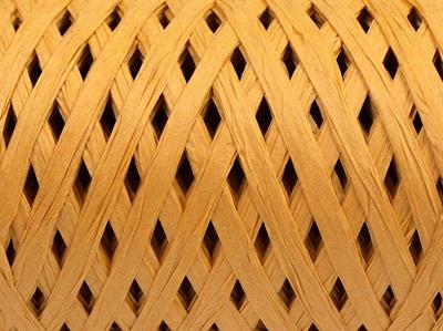 Lot of 2 x 100gr Skeins Ice Yarns RAFFIA (100% Viscose) Yarn Light Brown