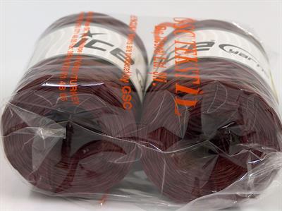 2x100gr. RAFFIA Viskon Maron Şerit, Viskon, Yazlık İplikler, %100 Viskon, Worsted