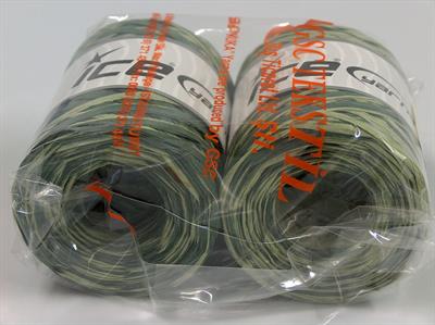 2x100gr. RAFFIA MULTI Viskon Yeşil Tonları Şerit, Viskon, Yazlık İplikler, %100 Viskon, Worsted