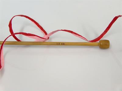 2x100gr. RAFFIA MULTI Viskon Kırmızı, Açık Pembe Şerit, Viskon, Yazlık İplikler, %100 Viskon, Worsted