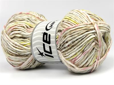 2x100gr. RAFFIA TWIST COLOR  Pembe, Beyaz, Sarı, Deve Tüyü Yazlık İplikler, Worsted