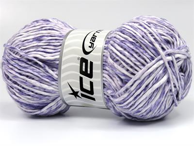 2x100gr. RAFFIA TWIST COLOR  Beyaz, Leylak Yazlık İplikler, Worsted