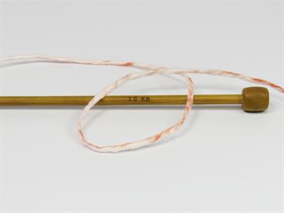 2x100gr. RAFFIA TWIST COLOR  Beyaz, Somon Yazlık İplikler, Worsted