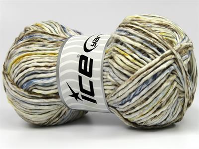 2x100gr. RAFFIA TWIST COLOR  Beyaz, Sarı, Deve Tüyü, Çamurcun Yazlık İplikler, Worsted