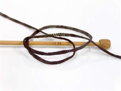 8x50gr. RIBBON WOOL Akrilik, Yün Koyu Kahverengi Kışlık, Yün, Worsted, Zincir