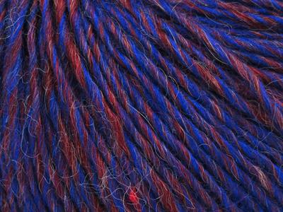 8x50gr. RIHANNA Akrilik, Yün Mavi, Bordo Kışlık, Yün, Batik Desenli, Akrilik