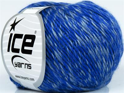 8x50gr. RIHANNA Akrilik, Yün Mavi Tonları Kışlık, Yün, Batik Desenli, Akrilik