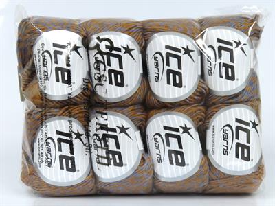 8x50gr. RIHANNA Akrilik, Yün Altın Kışlık, Yün, Batik Desenli, Akrilik