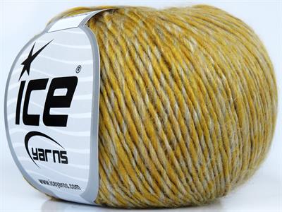 8x50gr. RIHANNA Akrilik, Yün Gri, Altın Kışlık, Yün, Batik Desenli, Akrilik