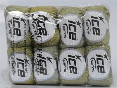 8x50gr. RIHANNA Akrilik, Yün Gri, Altın Kışlık, Yün, Batik Desenli, Akrilik