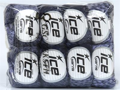 8x50gr. RIHANNA Akrilik, Yün Leylak Tonları Kışlık, Yün, Batik Desenli, Akrilik