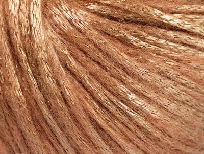 Lot of 8 Skeins Ice Yarns ROCK STAR (19% Merino Wool) Yarn Pink Beige