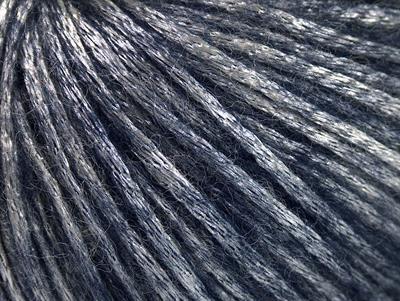 Lot of 8 Skeins Ice Yarns ROCK STAR (19% Merino Wool) Yarn Purple Silver