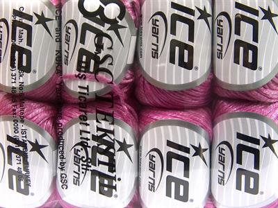 8x50gr. ROCKABILLY  Fuşya Yazlık İplikler, Worsted