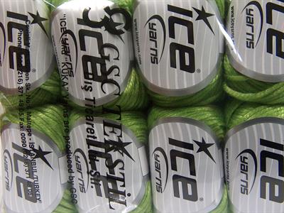 8x50gr. ROCKABILLY  Açık Yeşil Yazlık İplikler, Worsted