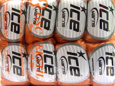 8x50gr. ROCKABILLY  Açık Turuncu Yazlık İplikler, Worsted